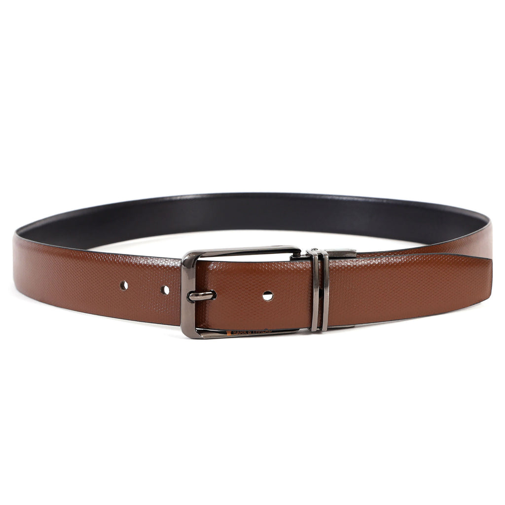 Reversible Leather Belt with Silver Buckle – Versatile Style Meets Premium Craftsmanship