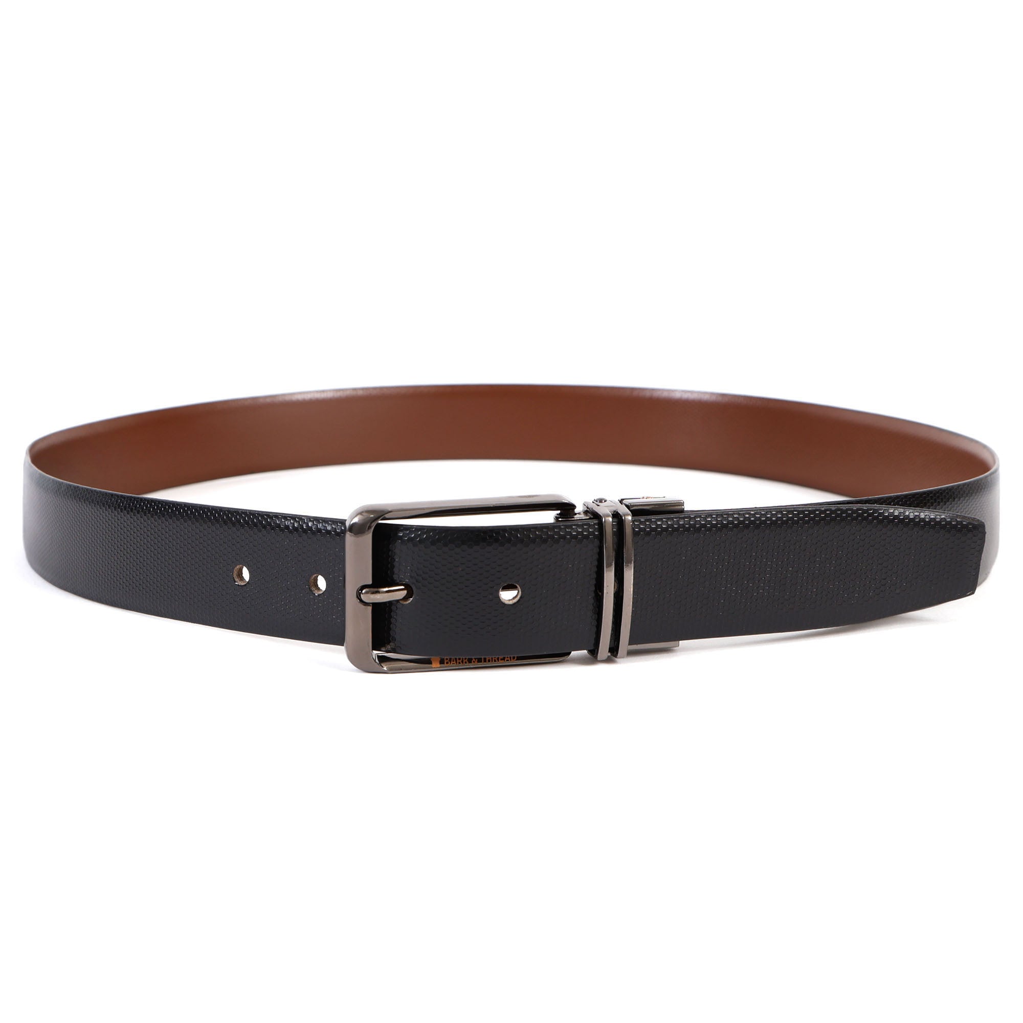 Reversible Leather Belt with Silver Buckle – Versatile Style Meets Premium Craftsmanship
